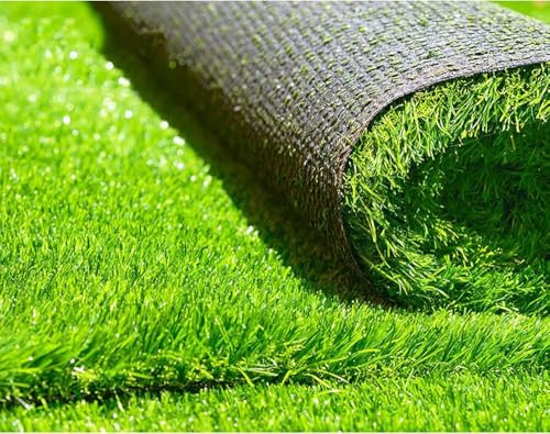 Prato Sintetico 40MM 1x10 metri, Erba Artificiale Verde 40 millimetri 1x10 metri Calpestabile per Terrazze, Balconi, Giardini, Aree Gioco e Bordi Piscina