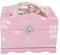 Depesche 13608 TOPModel Viva Violet - Schmuckkästchen in Rosa, mit Model Motiv, Pferd und Licht, Schmuckbox mit Spiegel
