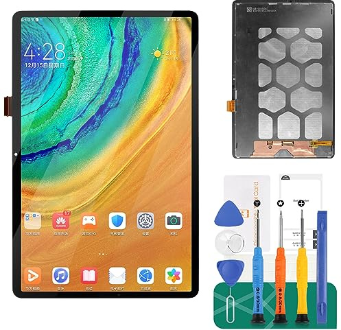 SRJTEK For Samsung Galaxy Tab S7 FE Screen Replacement For Tab S7 FE Screen Replacement For Galaxy Tab S7 FE LCD Digitizer SM-T730, SM-T733, SM-T736B Display Touch Screen Assembly Parts