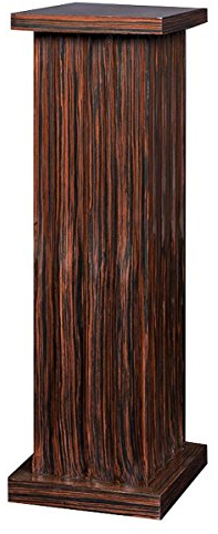 Casa Padrino Säule Braun 41,5 x 41,5 x H. 120 cm - Luxus Beistelltisch
