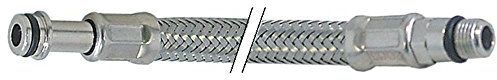 Flexschlauch M10x1 Länge 380mm CNS-Umflechtung G1: AG