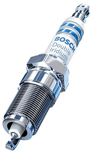 BOSCH 9660 OE Zündkerze mit feinem Draht, Doppel-Iridium, 4 Stück