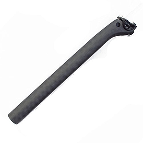 Alfa Pasca Fahrrad Sattelstütze Sattelstütze Carbon Rennrad/Mountainbike 27.2 * 350mm 3K Matt Offset Sattelstütze