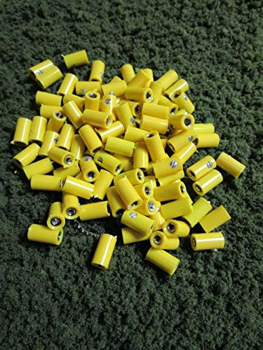 BELI-BECO Modellbahn Kupplung Muffen in gelb 50-Stück 61/3
