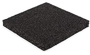 Terrassenpads 150x150x15mm (set 70 stück) - Stärke GummiPads - Unterleger aus Gummigranulat - Bautenschutzmatte aus Gummi - Unterlagepads