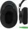 Geekria Comfort Micro Wildleder Ersatz-Ohrpolster Kompatibel mit Audio-Technica ATH M50, M50X, M50S, M50cwh, M50xBT2, M45, M35, M30, M20 Kopfhörer Ohrpolster, Ohrpolster Ersatzteile (Schwarz)