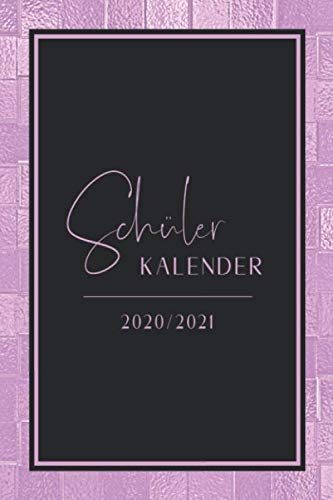 Schülerkalender • 2020/2021: Schülerplaner 2020 2021 • Juli 2020 bis Juli 2021 • Schulplaner für Schüler • 1 Woche 2 Seiten • Schulkalender mit ... Hausaufgaben und Notizen • Kontaktliste
