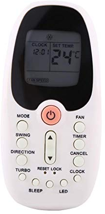 VBESTLIFE - Telecomando di ricambio per climatizzatore Komeco, Comfee per R06/BGE, R09B/BGE, R09B/BGCE, R06/BG, R09C/BGE