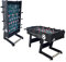 Cougar Scorpion Kick TS Tischkicker | Kickertisch in Schwarz mit Teleskopstangen klappbar | Fußballtisch inkl. 2 Bälle & Punktezähler | Indoor Tischfußball für Kinder & Erwachsene | Maße 122x61x80 cm.