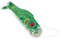 Baoblaze Japanische Windsack Karpfen Flagen Fischwind Flagge, 150 cm grün