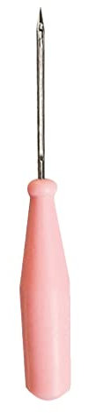 Strumenti di lavoro in pelle Cucito punteruolo Pin cono filo spellafili Strumento di riparazione gancio fai-da-te Forniture per trapuntatura per scarpe, vuoto