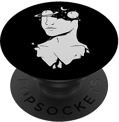 modernes T shirt Design, Mona Lisa Handyhülle, Gesicht Sonne PopSockets mit austauschbarem PopGrip