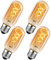 DUTSUGUAR E27 LED Vintage Glühbirne, Edison Vintage Glühbirne E27 Dimmbar 4W T45 Glühbirne E27 LED Warmweiß, LED Glühbirne E27 Vintage Ideal für Nostalgie und Retro Beleuchtung - Bernstein - 4 Stück