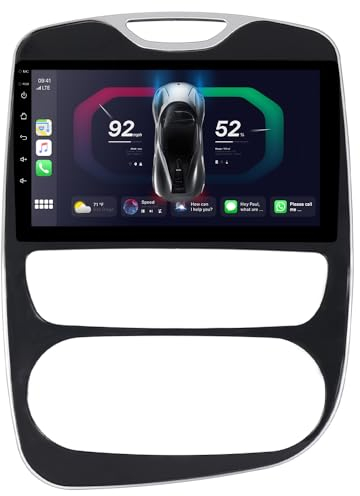ACAVICA Android 14 2+64GB Autoradio per Renault Clio MK4 2012-2018 Renault Zoe Stereo con Wireless Carplay Android Auto GPS Navigazione Bluetooth DSP WiFi USB Controllo del Volante