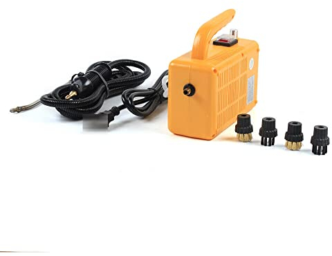 Kaichenyt Pulitore a vapore ad alta pressione, 2600 W, pulitore a vapore a pressione con 4 tipi di testine, pulitore a vapore per mobili da cucina, auto, finestre, ecc