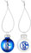 FC Schalke 04 Weihnachtskugeln 3 cm 10er-Set