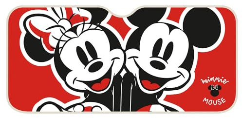 ARDITEX WD16237 Sonnenschutz für das Auto, 130 x 70 cm, Disney-Minnie