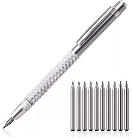 Rordigo Scriber Pen Tip Engraving Pen for Glass Ceramic Metal Marking