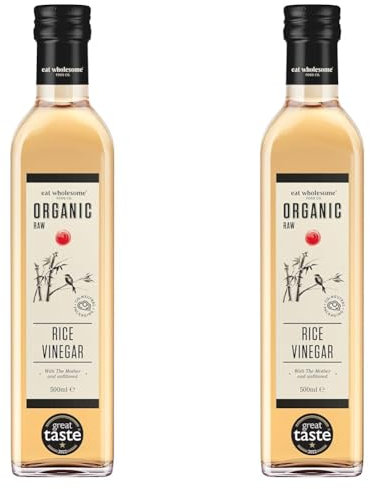 Eat Wholesome Vinaigre de riz bio 500 ml (Lot de 2)