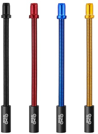 2pcs Bicycle V Brake Elbow Steel Bike Noodle Cable Guide Pipe(Blue) | Flexible Bike Brake Catheter for Mtb Bicycle Cycling Repair Replacement Parts