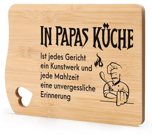 PRSTENLY Geschenk für Papa, Papa Geburtstag Geschenk Bambus Schneidebretter | Papa Geschenke Geburtstag, Papa Geschenke von Tochter Sohn, Geburtstagsgeschenke für Papa Ruhestand