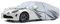Autoabdeckung Passend für Alpine A110 2017-2025, wasserdichte Vollgarage Autoplane mit Reißverschlusstür für Schnee, Regen, Allwetterschutz