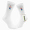 Huuraa Unisex Socken Volleyballer bunte Silhouette Geschenk Größe 37/41 White Volleyballer Geschenkidee