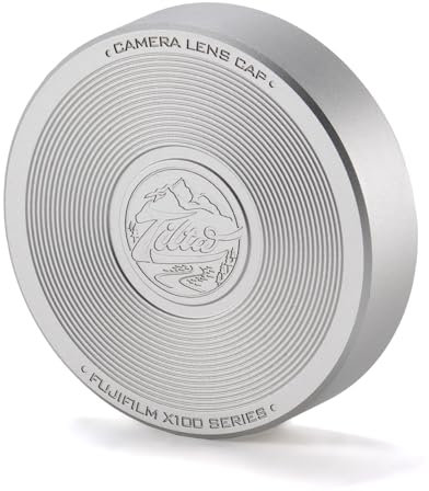 Tilta Objektivdeckel Kompatibel mit Fujifilm X100VI und X100V - Silber TA-T70-LC-S