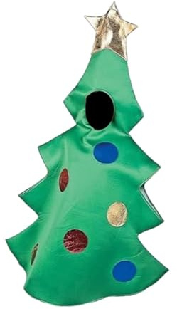 Nishiyuenyi Weihnachtsbaum Kostüm, Einzigartiges, Tragbares Outfit für Party, Rollenspiel, Karneval