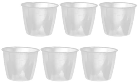 Reismessbecher 160ml aus PP für Reis und Trockenwaren | Transparent, Wiederverwendbar und Glatt, Praktisch für Küche, 6 Stück, Passend für Reiskocher