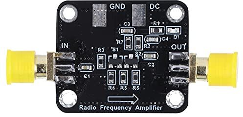 RF Amplifier Module Wideband Power Amplification Board 10KHz 1GHz 10dBm Choke Design Stable Performance for FM Broadcasting Remote Control Receivers