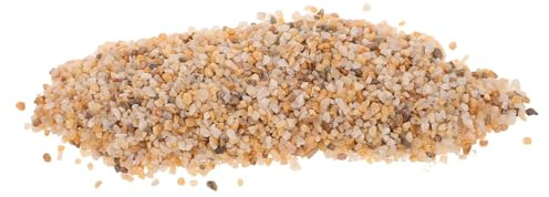 PAMINGONO Kleiner Aquarienkies und Aquariensand 500g – Dekorative Zierkiessteine aus Natürlichem Sandstein für Aquarienlandschaft und Wasserpflanzenpflege