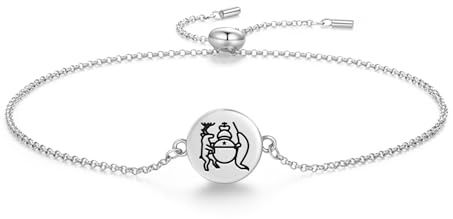 Nunavut's Wappen-Armband, Totem-Symbol, spirituelles Siegel-Armband, 925er-Sterlingsilber, verstellbare Kette, feiner Schmuck für Damen