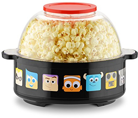 Disney DPX-16 Pixar Collection Stir Popcorn Popper, One Size, Black