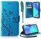 AROYI Funda Huawei P30 Lite, Funda Piel PU Huawei P30 Lite Carcasas Flip Folio Soporte Plegable Ranuras para Tarjetas Magnético Ultra-Delgado Carcasa para Huawei P30 Lite Azul