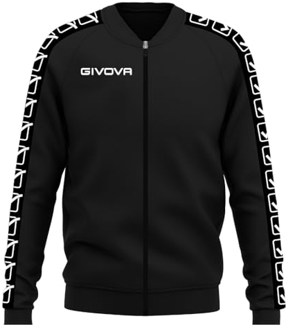 Givova Unisex College Band Jacke, Schwarz, XL