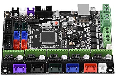 Diyeeni MKS Gen-L V1.0 Kontroller Board, MKS Integriertes Mainboard Hauptplatine, Steuerplatine für 3D Drucker, Kompatibel mit Ramps1.4, Unterstützt TMC2100 A4988 8825 Steppertreiber
