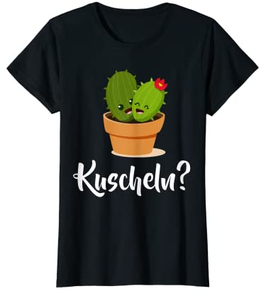 Kaktus Kuscheln Kakteen Kuschelparty Free Hugs Geschenk T-Shirt