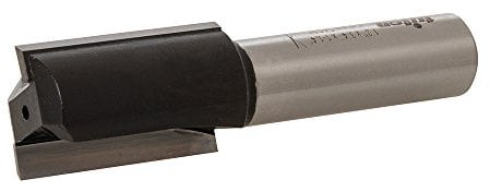 ¾” Diameter x 1 ¼” Straight Router Bit – ½” Inch Shank– PREMIUM Tungsten Carbide Tip Wood Blade – Twin Fluted Softwood Hardwood MDF Plywood High Strength Laminate Worktop Cutter Cutting Tool