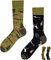 TODO Colours Lustige Socken mit Motiv - mehrfarbige, bunte, Verrückte für Herren und Damen (35-38, Hunting)