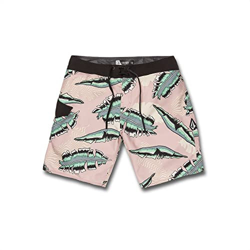 Volcom - Short De Bain Detoonator Mod 19 Misty Rose Homme - Homme - Taille 36 - Rose
