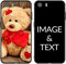 Naispanda Personalised Phone Case For iPhone SE 2020, Custom Photo Text Soft TPU Phone Cover, Customise Personalize with Image Name, Customised Personalisable Shockproof Bumper Cases Protective Covers