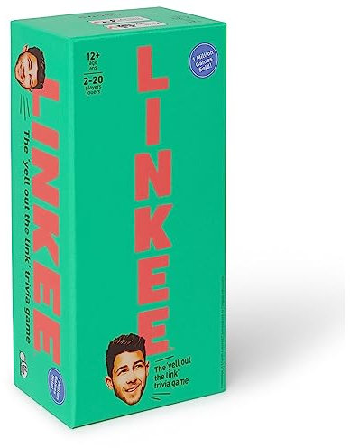 Linkee Nick Jonas Edition Familienquiz-Brettspiel für Erwachsene und Jugendliche, perfekt für Familienspielabend