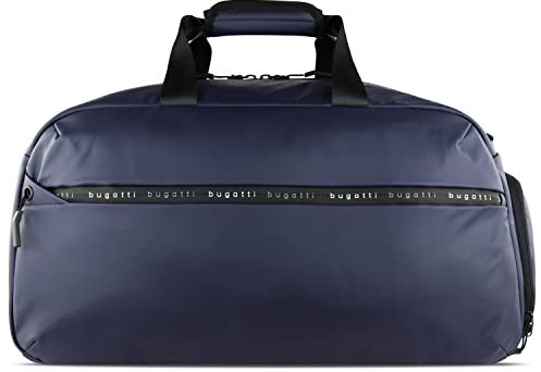 bugatti Blanc Sporttasche, Fitnesstasche Unisex - Weekender Reisetasche in blau