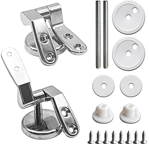 2 pezzi Cerniere Tavoletta Wc,Cerniere Sedile Wc Coppia,Cerniere Del Sedile Del Wc,Cerniere Copriwater,Cerniere Copriwater Soft Close,Cerniera Wc,Cerniera Del Sedile Del Water,