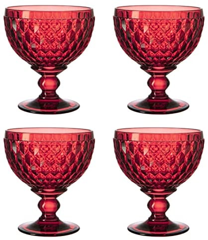 Villeroy & Boch Boston Coloured 4er Set Sektschale rot