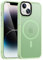 HuwaiH Handyhülle für iPhone 14 Hülle, iPhone 13 Hülle, [Kompatibel mit Mag-Safe] [Transluzente Matte Schutzhülle] Stoßfeste Kratzfeste Schutzhülle Mattierte Handyhülle iPhone 14/13 (Lichtgrün)