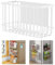 Magnetic Refrigerator Organizer Magnetic Basket Kitchen Organizer Metal Ziplock Bag Storage Organizer (Large, White)