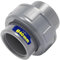 Abnehmbare Muffe PVC U Ø 40 mm Besteht aus 3 Teilen und Wird mit Klebstoff Montiert - Garantie 10 Jahre - MONTERAL