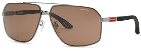Chopard SCHG89 0509 Rutenio Lucido Totale Sunglasses Man Metal, Square, 66
